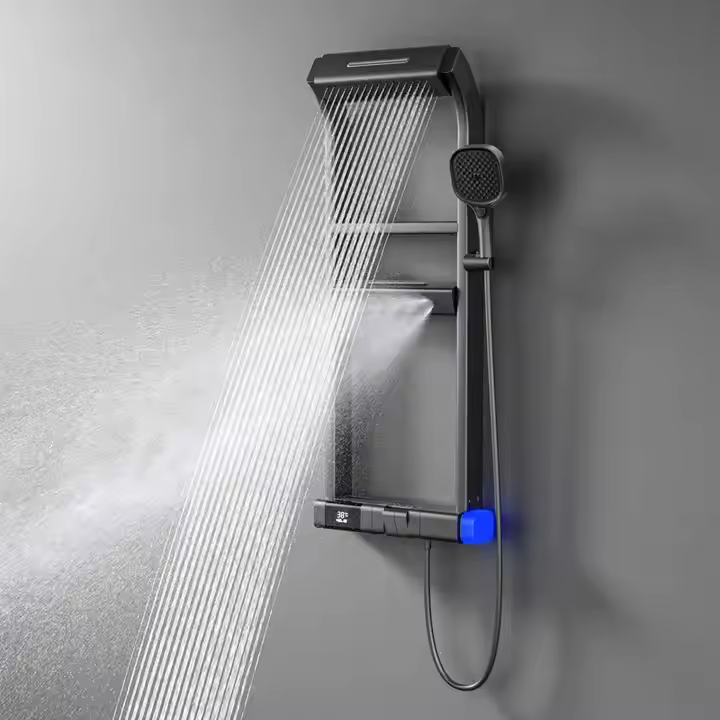 Faucet - Kupfer Regen Dusche Kopf Set Digital
