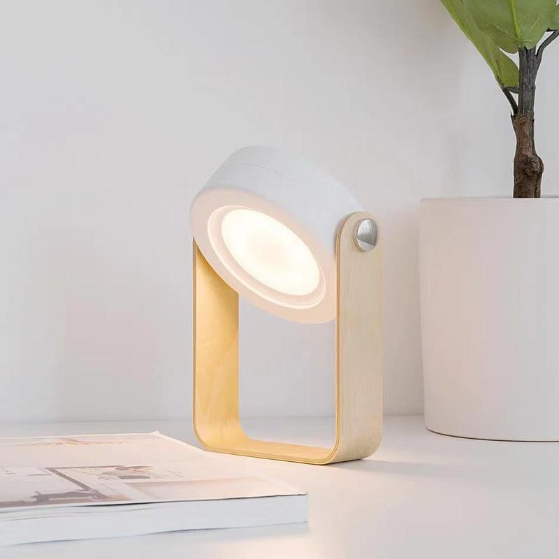 Light Switch - ShinyYing Faltbare Nachtlampe, USB-Aufladbare Lampe, 3-Farben-Dimmung,