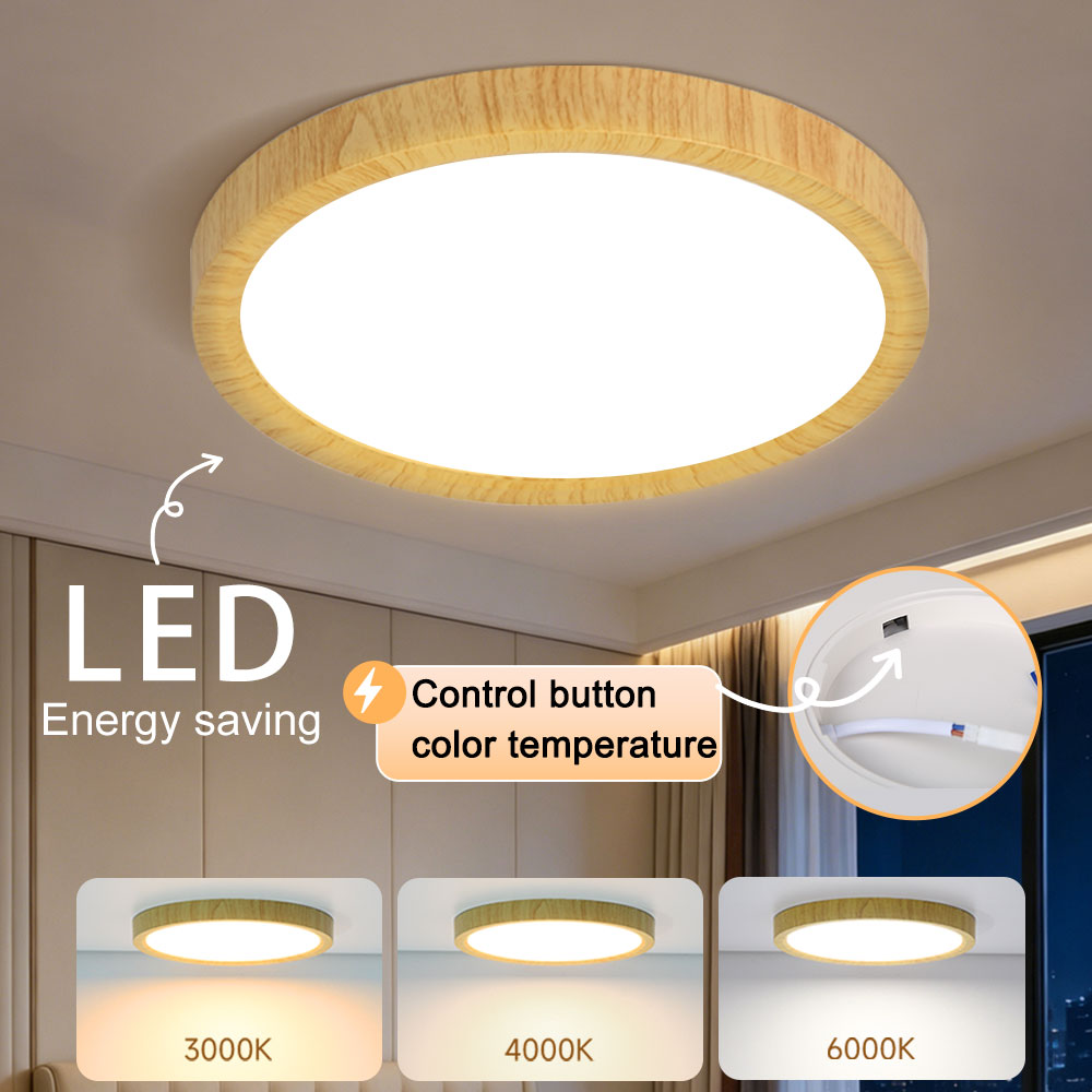 Light Switch - Ultradünne LED-Deckenleuchte 220V Schlafzimmerlampe LED-Panel Innenbeleuchtung