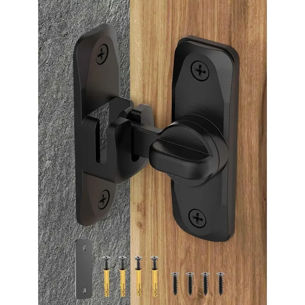 Door Lock - 90/180 Grad drehbarer Scheunentorverschluss, schützt die