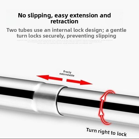Curtain Rods - Bogenförmige Badezimmer-Duschstange ohne Bohren, L-förmiger Halb-U-Vorhangtyp,