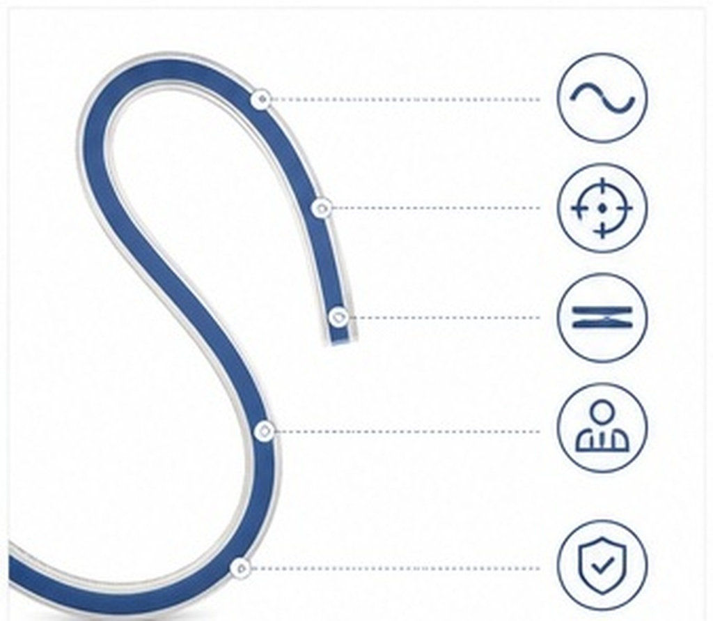 Tape Measure - 50 cm Schlangenlinien-Messband, flexibles Maßband, Zeichenwerkzeug,