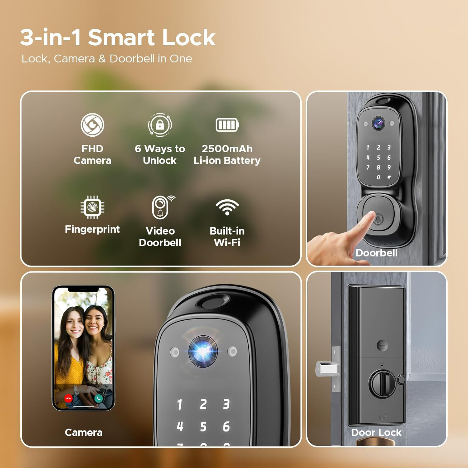 Tuya WLAN-Smart-Türschloss ‎ K – Door Lock Bewertung und Preis