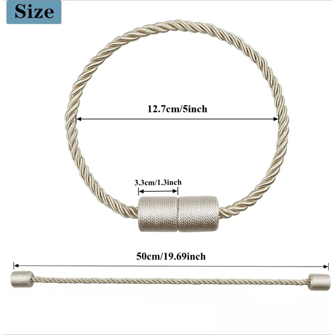 2 Stück Starke Magnetische Vor – Curtain Rods Bewertung und Preis