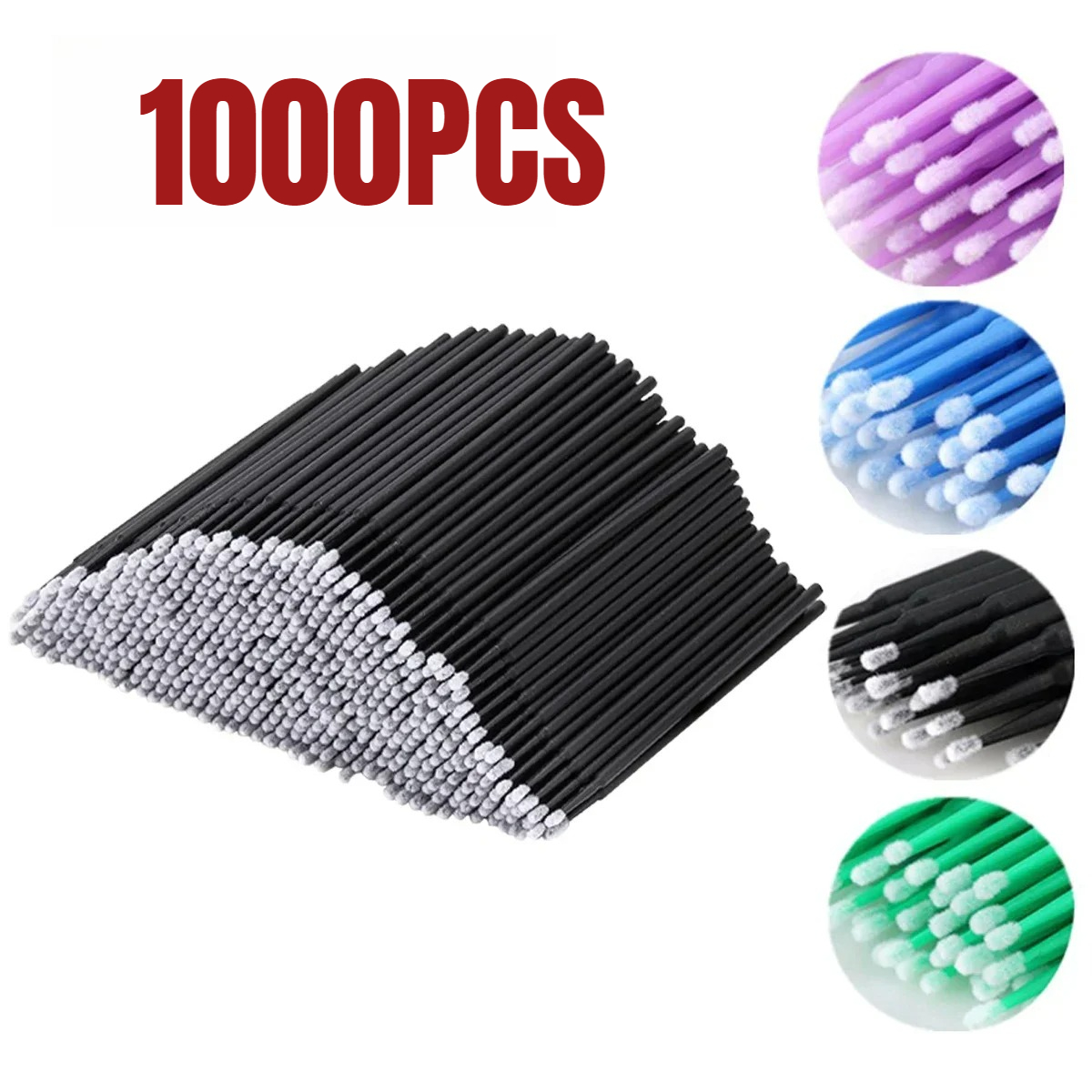 1000/500PCS Wimpern Reinigung  – Paint Brush Bewertung und Preis