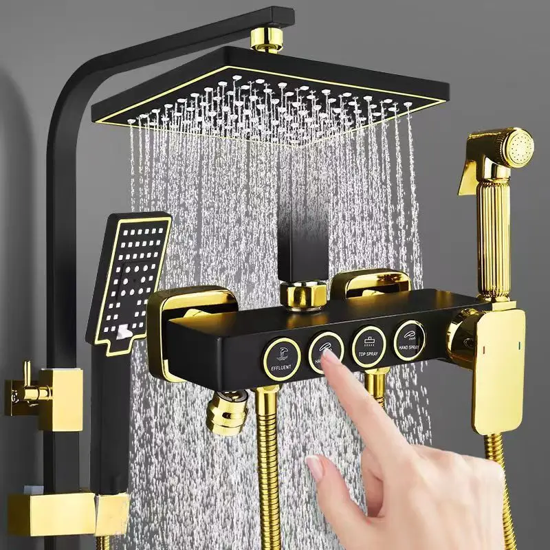 Schwarzgoldenes Edelstahl-Dusc – Faucet Bewertung und Preis