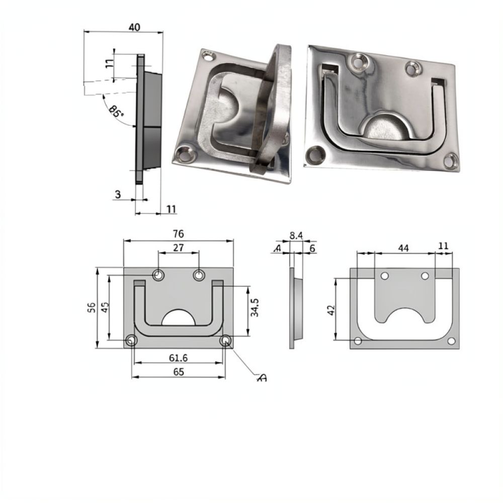 Versteckter, flacher Ringgriff – Door Handle Bewertung und Preis