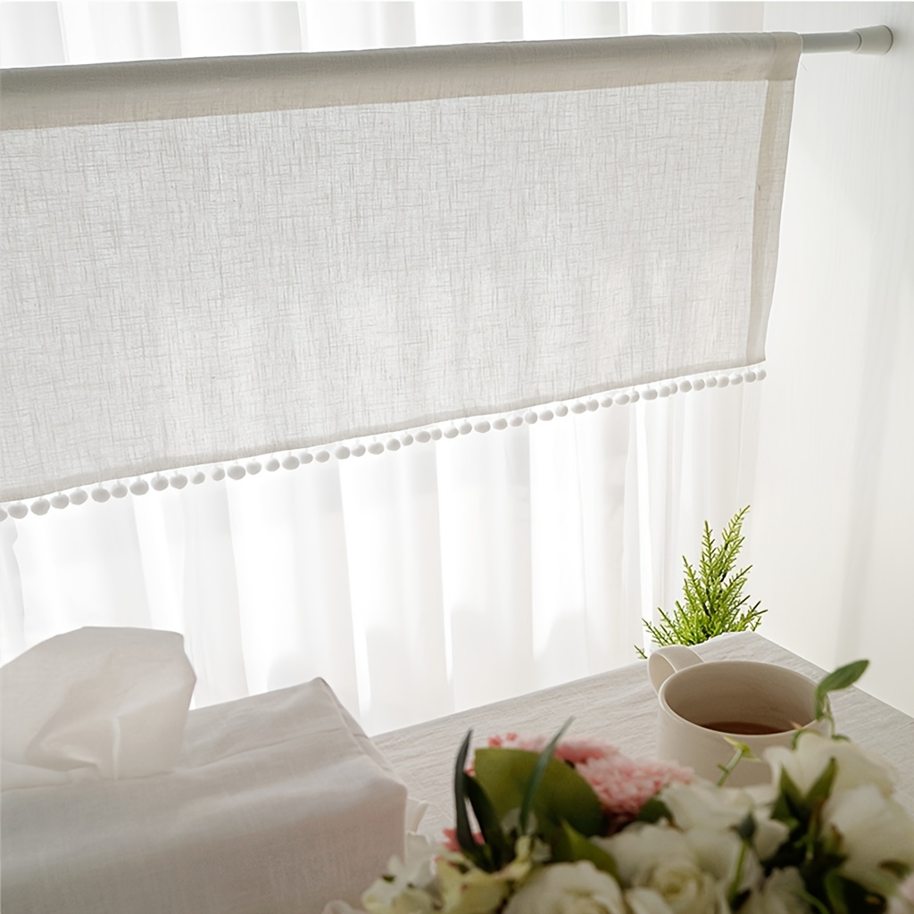 1 Stück Kreuz-Gaze-Kugel-Kurzv – Curtain Rods Bewertung und Preis